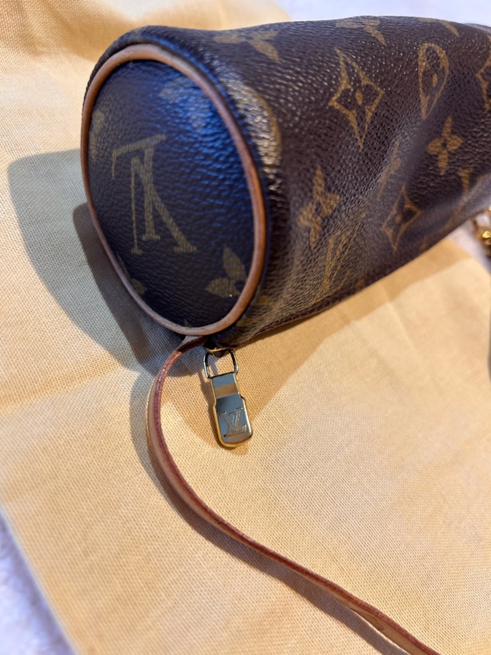 Louis Vuitton Monogram Canvas Mini Cylinder Bag in Brown - Picture 2 of 7
